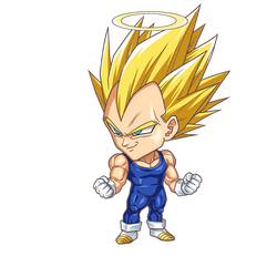 Dragon Ball Chibi Vegeta SSJ1