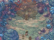 Raditz destroying one the Yemma trees