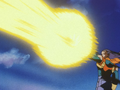 Super 17 fires his attack at Dr. Gero