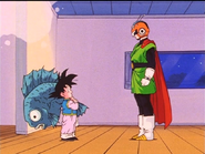 El Gran Saiyaman junto a Goten