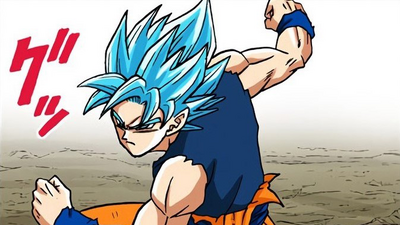 Dragon ball super super saiyan blue goku anime style on Craiyon