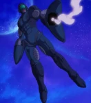 Dr. Wheelo's true form in his compact mechanical body