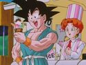 Goku with an ice cream for Pan