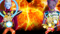 Heroes face Whis and Beerus