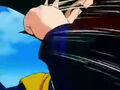 Goten blocks a kick