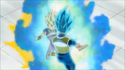 Vegeta battling Cabba in Dragon Ball Heroes GDM8 opening