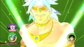 Super Saiyan Broly charges a Super Explosive Wave in Raging Blast 2
