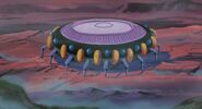 Cooler's Spaceship on one of his planets