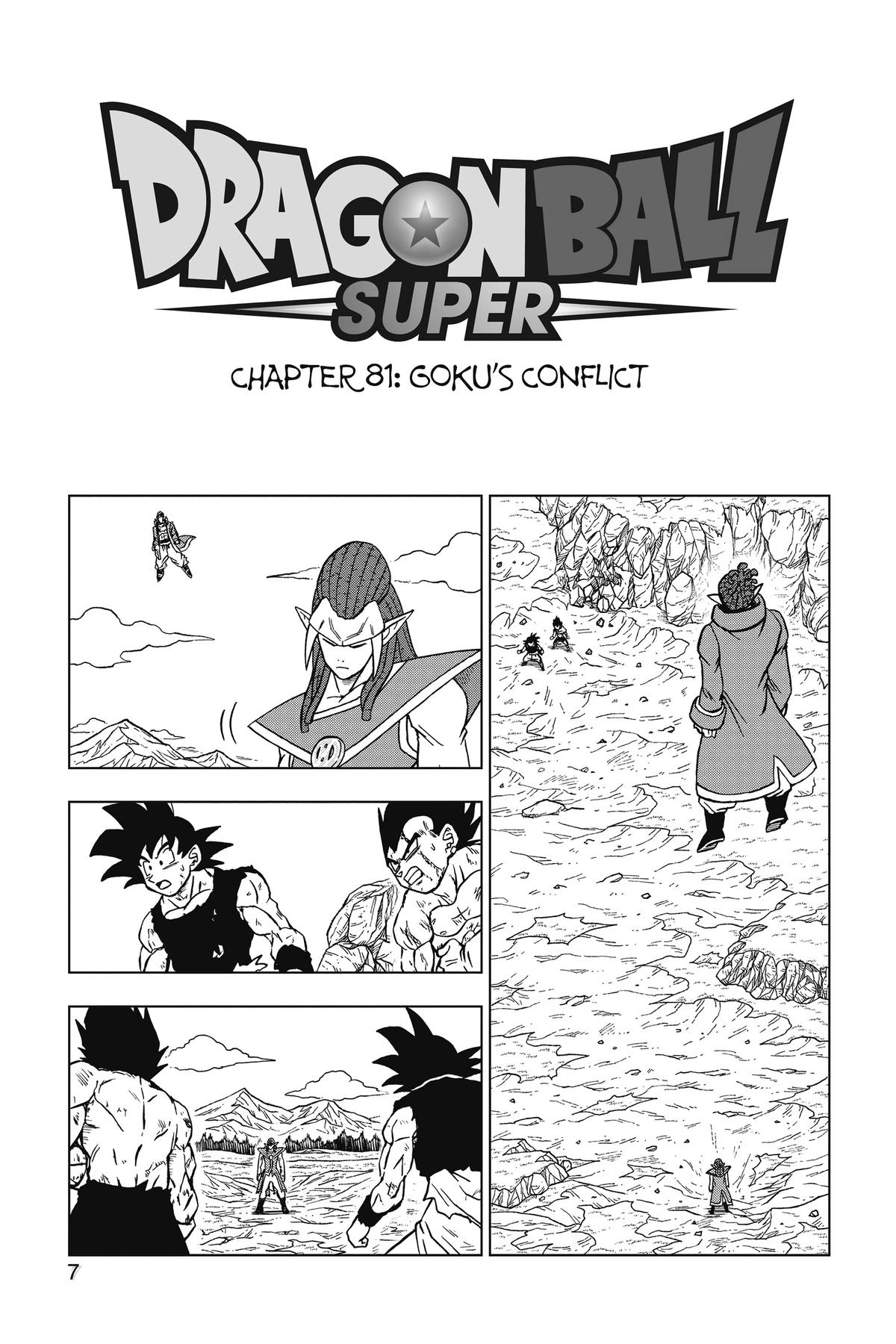 Dragon Ball Super Chapter 81 features Gas vs Goku