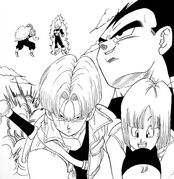 Future Trunks, Bulma, Trunks, Vegeta