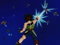 Bardock fires a Full Power Energy Wave