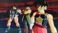 Bardock, Fasha and Tora in Dragon Ball Heroes