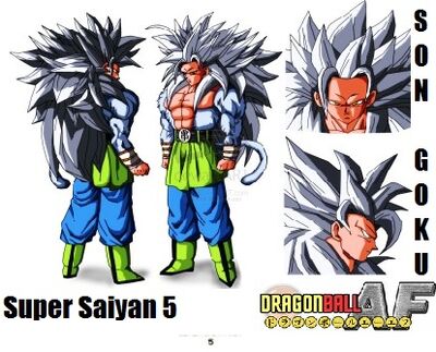 Ssj5 with silver hair and a powerful aura, high quality