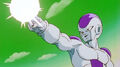 Frieza charges a Death Beam in an attempt to kill Gohan