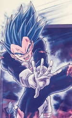 Vegeta Super Saiyan Azul Perfeccionado evolucionado manga