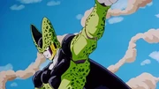 Perfect Cell after the attack of the Earth's Military