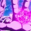 Beerus charges a Ki Blast in Battle of Gods