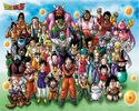 Z Fighters and friends (jigsaw puzzle image)