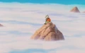 Goku on a mountain