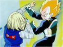 Vegeta faces Android 18
