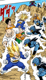 Z-Fighters vs. Cell Juniors (Full Color Manga)