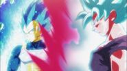 The preview's version of Super Saiyan God SS Evolved Vegeta