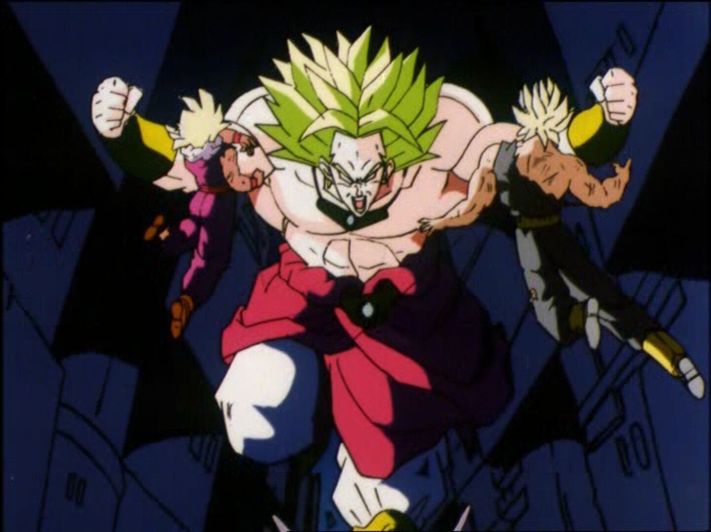 Trunks vs Broly, DBZ Broly Legendary Super Saiyan Movie