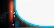 Vegeta realiza el Resplandor Final.