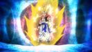 Super Saiyan 2 Gogeta inside Super Buu's body