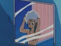 Bulma at the window