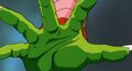 Piccolo tries to grab Turles using his Demon Hand