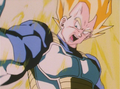 Vegeta about to fire the Big Bang Attack