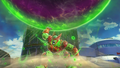 Cell Max performing Explosive Scream on the Red Ribbon Army (Yard) stage in Xenoverse 2
