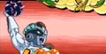 Mecha Frieza creates a Death Ball in Harukanaru Densetsu