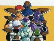 Frieza wiith his Ginyu Force