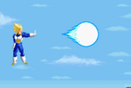 Vegeta firing a Big Bang Attack in Super Butōden 2