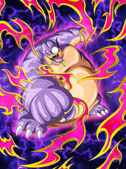 Dokkan Battle Boss Greedy Gluttonous Mutated Monster King Gurumes card (Curse of the Blood Rubies - Mutant Monster King Gurumes SSR)