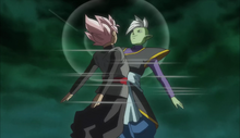 Fusion de Black Goku avec Zamasu