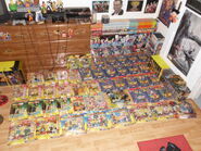 DVDs, figures, and various wallpapers and games related to the Dragon Ball series