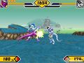 Cooler and Mecha-Frieza battling