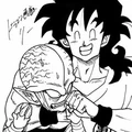 Yamcha petting a Saibamen by Dragon Garow Lee.jpg (18 KB) Yamcha toying with a Saibaman by Dragon Garow Lee