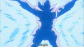 Toolo vaporized by Bardock's Full Power Energy Wave