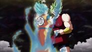 Berserk Kale overpowers Super Saiyan Blue Goku