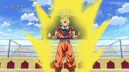 Son Goku Supersaiyano al máximo poder en el especial