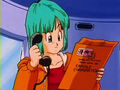 Bulma on the phone