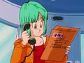 Bulma on the phone