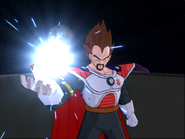 El Rey Vegeta utilizando esta técnica en Dragon Ball Z: Budokai Tenkaichi 3.