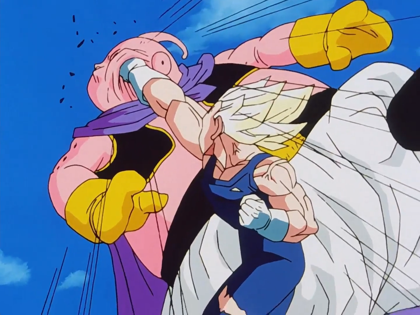 majin vegeta vs majin buu