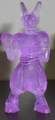 Battle of Gods Beerus transparent purple figurine front view