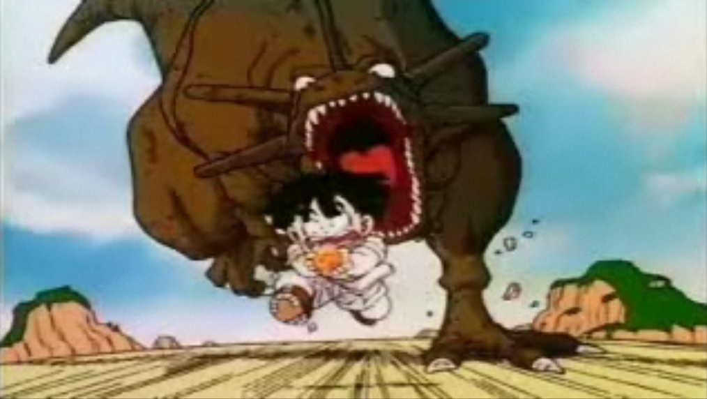 Dragon Ball Red Dinosaur Run!